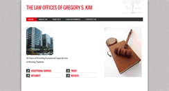 Desktop Screenshot of gregorykimlaw.com